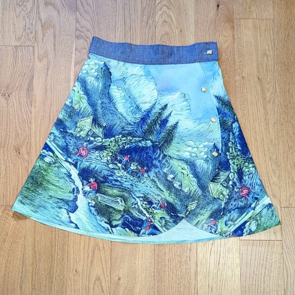Handmade Dresses & Skirts - John Wolf Wrap Skirt Goldrush Mountain HANDMADE